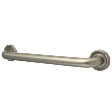 Camelon Traditional Grab Bar, 14-13/16" L, Brass, Brushed Nickel DR914128